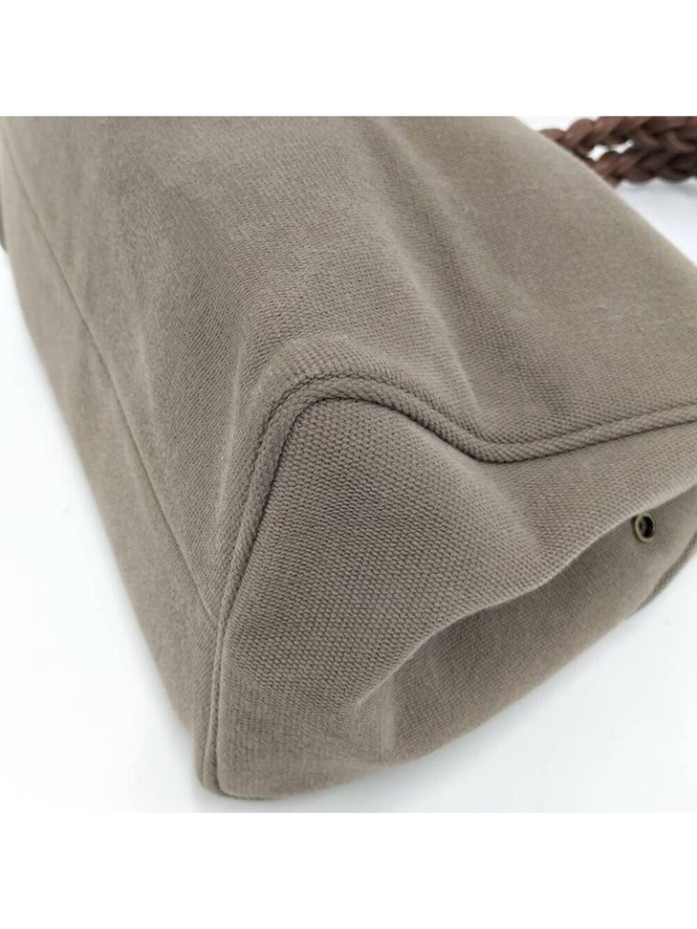 Bottega Veneta Tote Canvas Brown - Picture 5 of 9